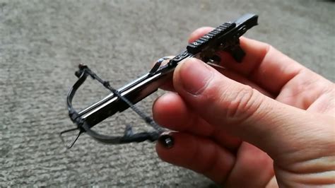 Mini Crossbow Homemade Craft Youtube