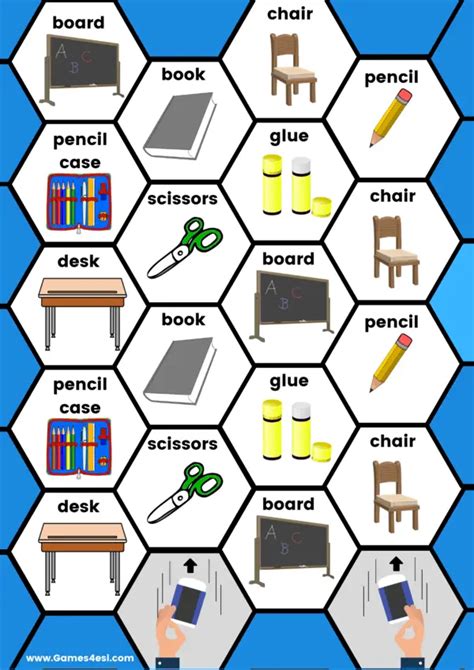 Classroom Objects Games4esl
