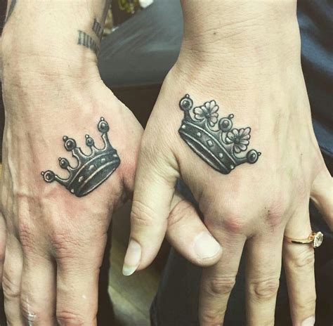 The Best His And Her Crown Tattoo Designs References