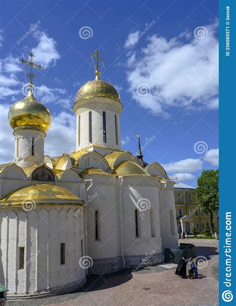 SERGIEV POSAD RUSSIA 23 JUNE 2022 Trinity Cathedral In The Holy