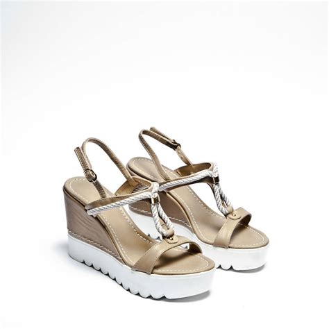 Simple yet elegant sandals to wear day or night. nautical rope wedge sandals by espadrille ...