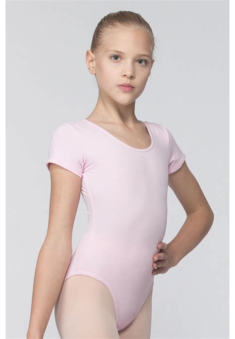 Girls Leotard With Short Sleeves By Grishko Dad04c The Ballet Experts