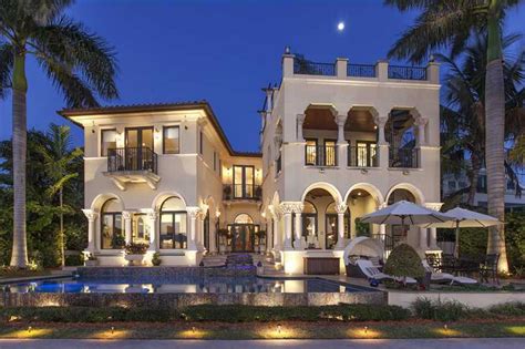 Million Mediterranean Waterfront Home In Miami Beach Fl Homes