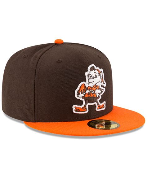 New Era Cleveland Browns Team Basic 59fifty Fitted Cap Macys