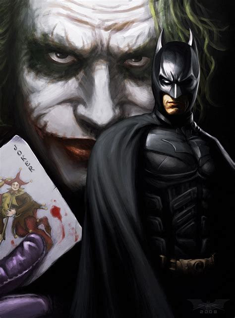 The Joker And Batman The Dark Knight Fan Art 9483745 Fanpop