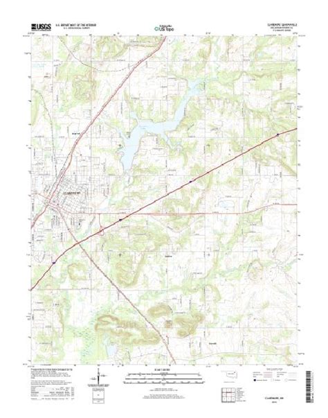 Mytopo Claremore Oklahoma Usgs Quad Topo Map