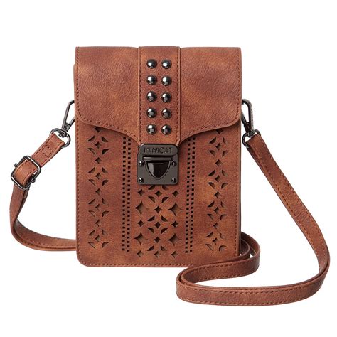 Women Small Crossbody Bag Cell Phone Purse Wallet With Credit Card Slots Brown 789704906749 Ebay