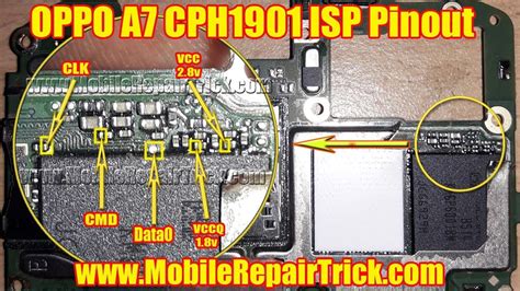 Oppo A K Isp Pinout Emmc Pinout For Remove Pattern Frp Lock Images