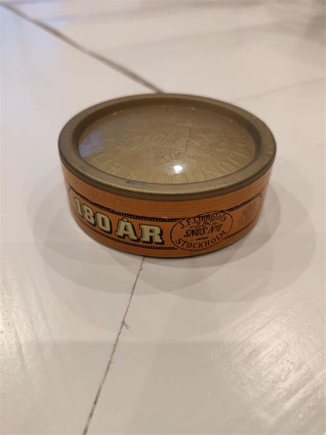 An Old Can Of Ettan Portion From Back In The Days Before Catchlids