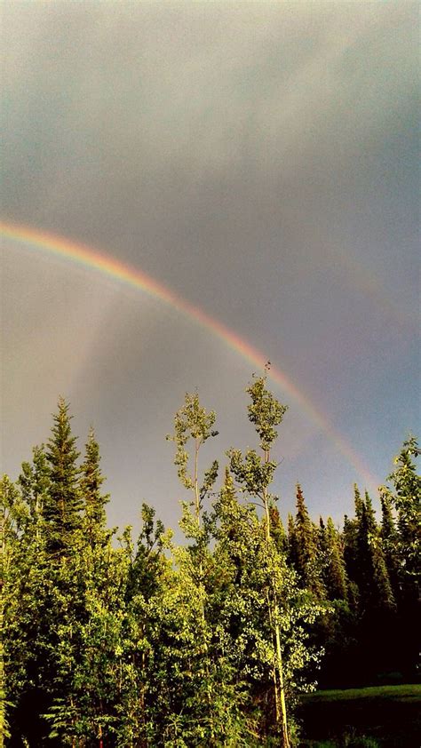 A Late Evening Alaska Rainbow Glennallen Alaska Usa Flickr