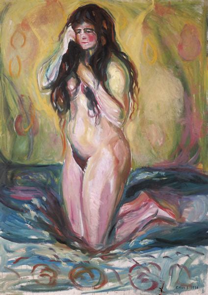 Female Nude Edvard Munch als Kunstdruck oder Gemälde