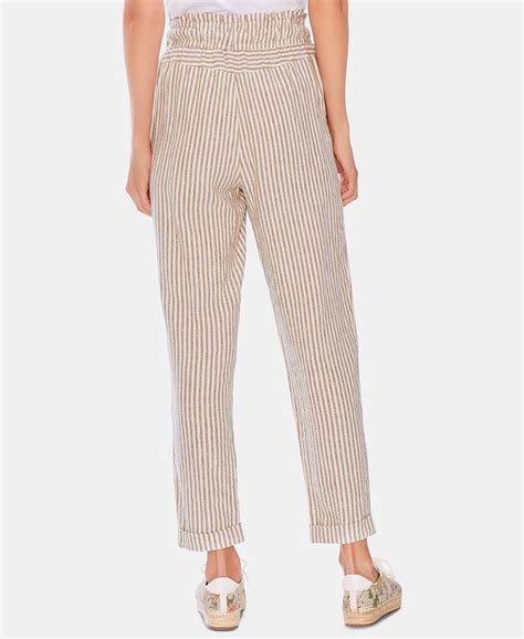 Vince Camuto Striped Paperbag Pants Macy S