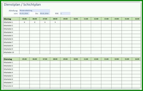 Dienstplan Monat Excel Vorlage Excel Mitarbeiterplanung Vorlage Best