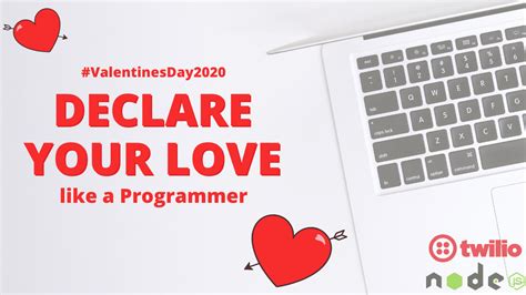 How To Declare Your Love Like A Programmer ️