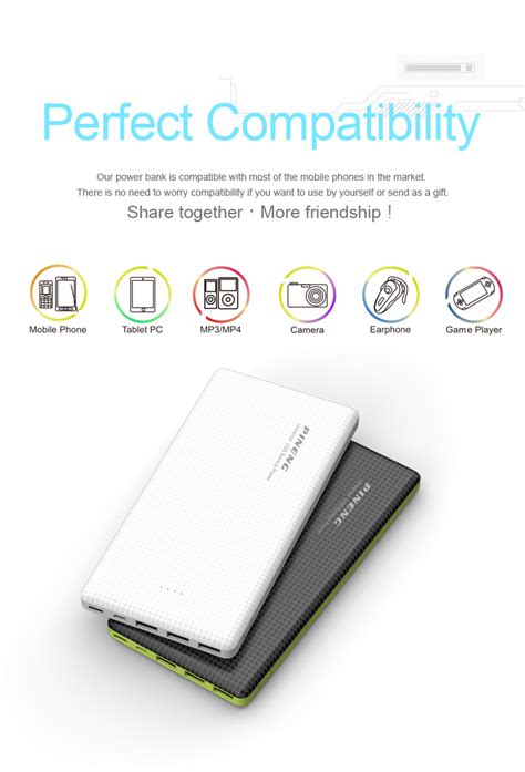 We offer wholesale and 1 year warranty! ph&co | PC Depot. PINENG 20000mAh POWER BANK BLACK/WHITE ...