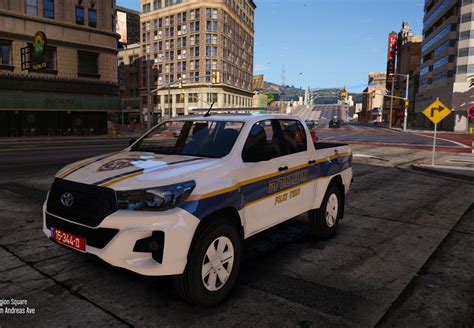 2019 Toyota Hilux Israeli Police Livery Gta5