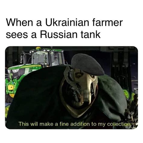 Indeed Rprequelmemes Ukrainian Farmers Vs Russian Army Know