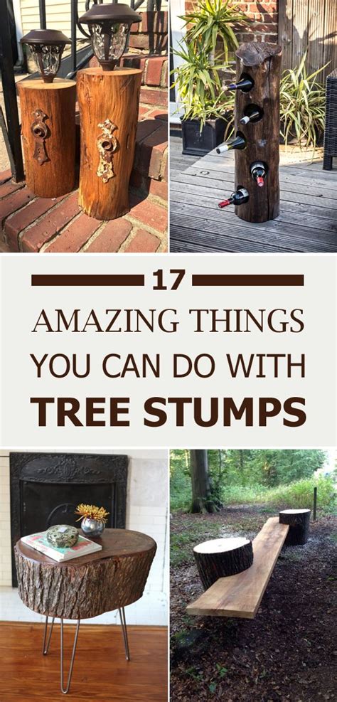 17 Amazing Things You Can Do With Tree Stumps Tree Stumps Diy