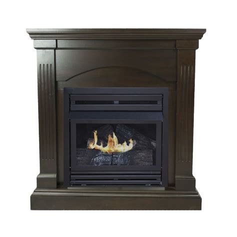 Pleasant Hearth 36 In Natural Gas Compact Tobacco Vf Fireplace System