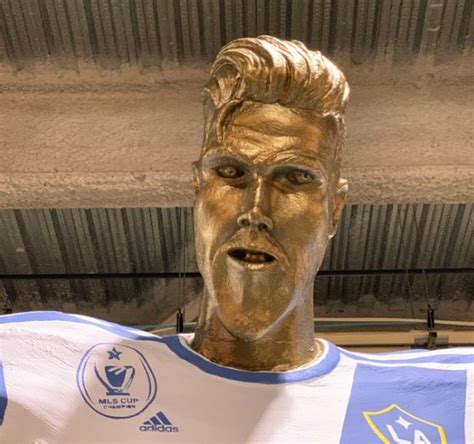 Watch David Beckham Pranked With Hideous Statue