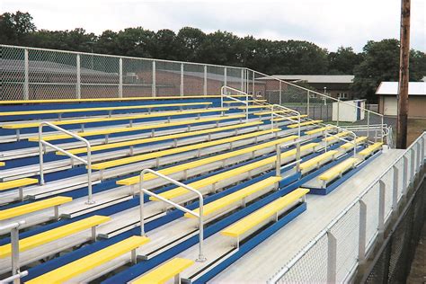 Beautiful Gallery Of Different Aluminum Bleachers And Colors