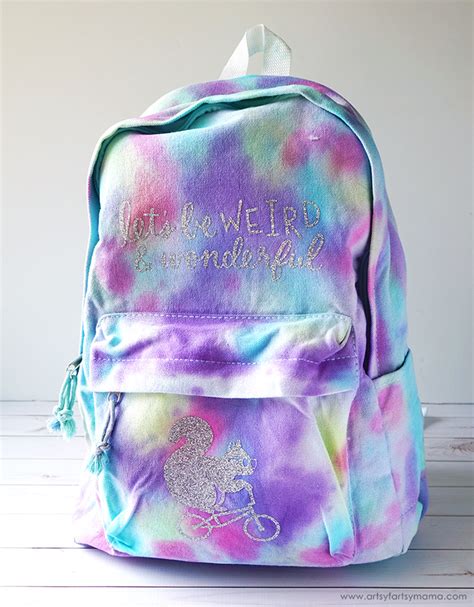 Diy Super Star Backpack And Lunchbox Tie Dye Backpacks Diy Tie Dye