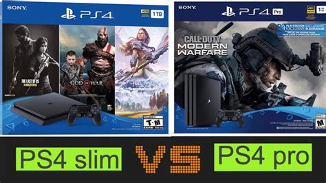 Ps4 Slim Vs Ps4 Pro Which One Is Worth It 2020 Youtube