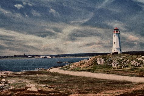 Louisbourg Lighthouse Photograph By Tanya Cordy Fine Art America