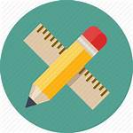Math Icon Ruler Pencil Education Icons Mathematics