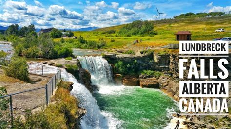 Lundbreck Falls Alberta Canada 🇨🇦 Southern Alberta Waterfall
