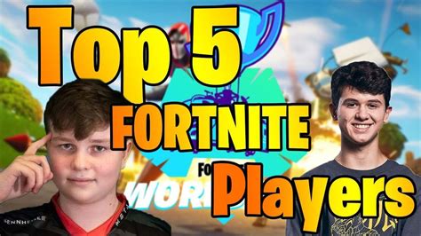 Update The Top 5 Most Notable Fortnite Players In 2020