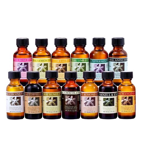 Buy Bakto Flavors Natural Flavors And Extracts Pick Your Own Flavors Box Of 5 1 Oz Bottles