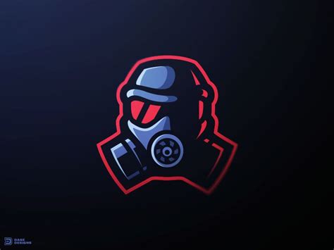 Gas Mask Esports Logo Esports Logo Photo Logo Design Team Logo Design
