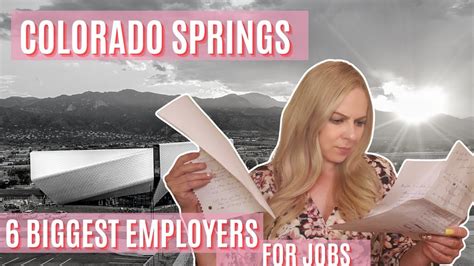 6 Biggest Employers For Jobs In Colorado Springs Youtube