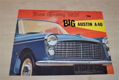 Austin A40 Big Brochure Prospekt Eng Auto Brochure