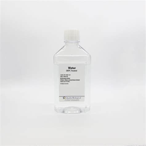 Quality Biological Inc Water Depc Treated 1000 Ml Quantity Each Of