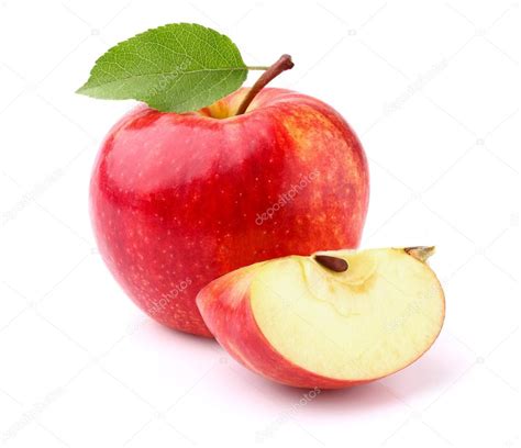Apple With Slice Stock Photo By Dionisvera 53456775