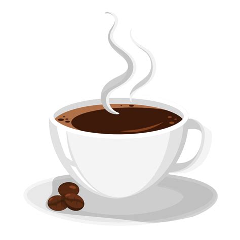 A Cup Of Coffee With Coffee Beans 10856650 Png