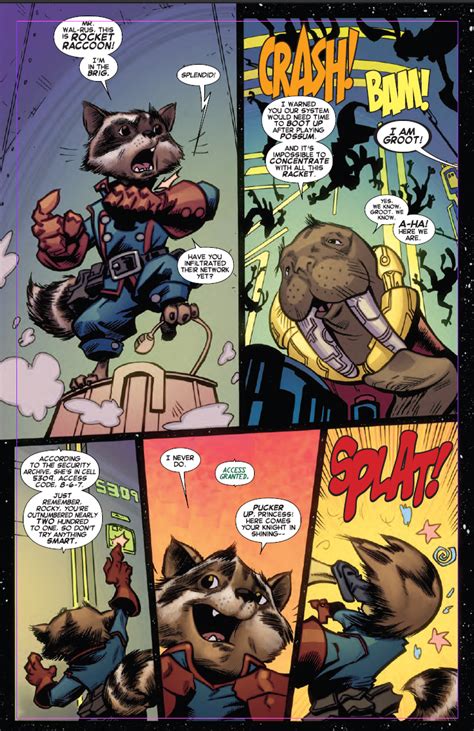Comics Preview Joe Caramangas Upcoming Rocket Raccoon Comic