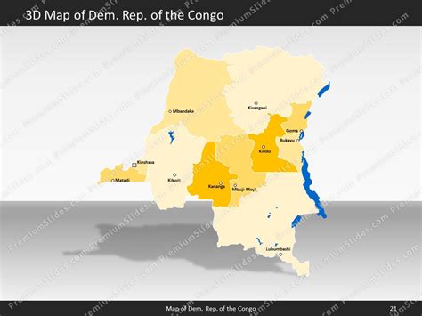 Democratic Republic Of The Congo Map Editable Map Of Democratic Republic Of The Congo For