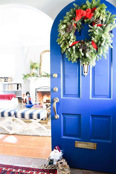 Holiday Home Tour 2017 Holiday Holiday Home Painted Front Doors