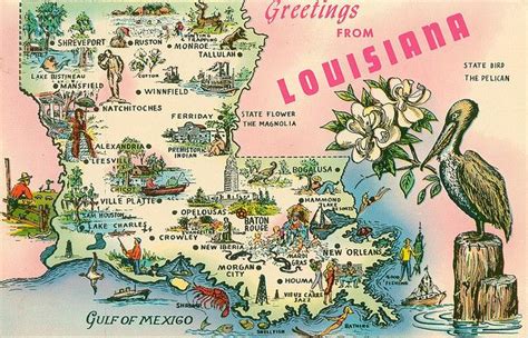 Map Of Southern Louisiana Cities