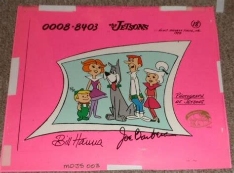 Hanna Barbera Jetsons Hand Painted Original Model Sheet Originalsigned