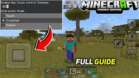 Minecraft Pocket Edition New Touch Controls Full Guide Creepergg