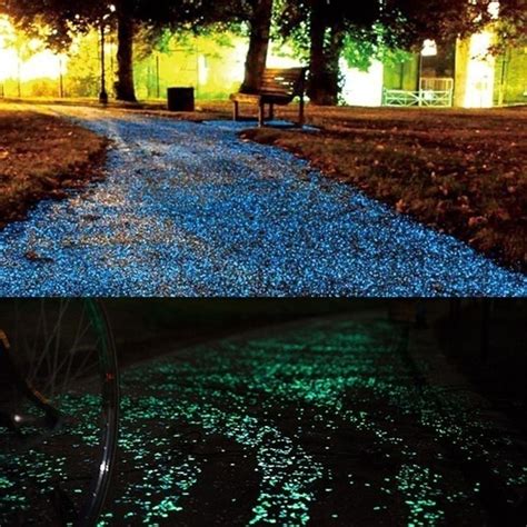 200300pcs Glow Stones Luminous In The Dark Garden Pebbles For Walkways