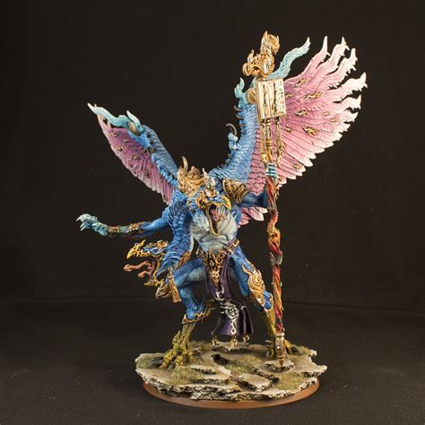 Daemons Of Tzeentch Kairos Fateweaver Warhammer 40k Artwork Warhammer Chaos Daemons