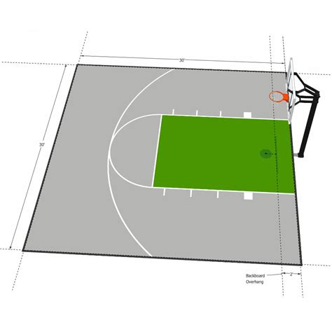 What Size Is A Half Court Basketball Size Tutorial Pics