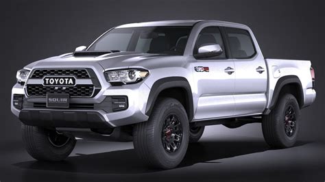 Detailed specs and features for the used 2017 toyota tacoma including dimensions, horsepower, engine, capacity, fuel economy, transmission, engine type, cylinders, drivetrain and more. Toyota Tacoma TRD Pro 2017 3D model MAX OBJ 3DS FBX C4D LWO