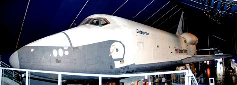The Space Shuttle Enterprise In The Intrepid Museum S Space Shuttle Pavilion