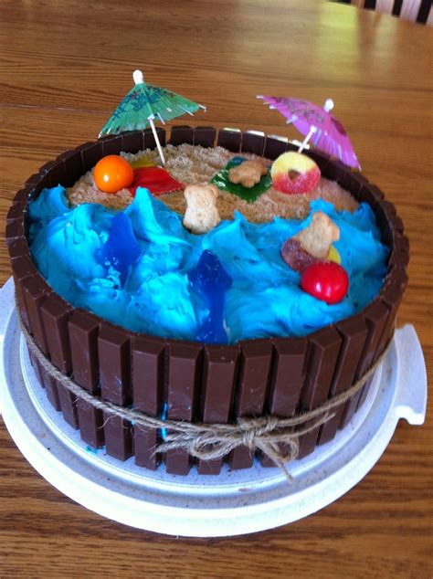 Get cake by the ocean on mp3 it says ay ya ya ya ya ya keep on going cake by the ocean. Filip's 9th Birthday Beach & Ocean Cake | My Creations ...